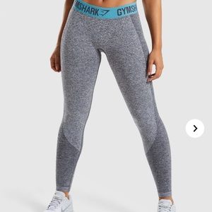 Gymshark Flex Leggings (Pink Waistband)